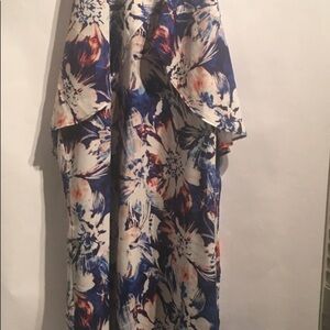 Chandler Henry Floral Open Shoulder Dress